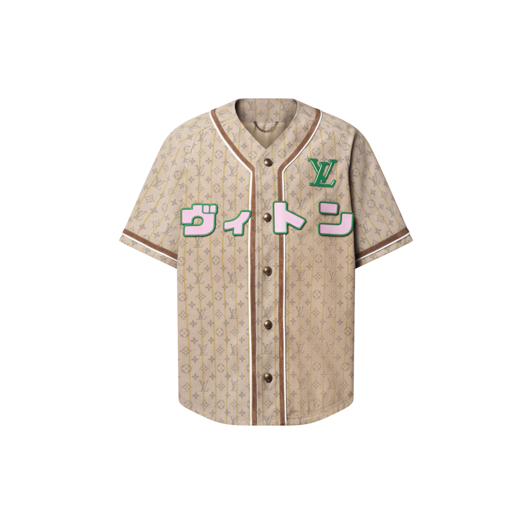 LOUIS VUITTON supreme ベースボールシャツ